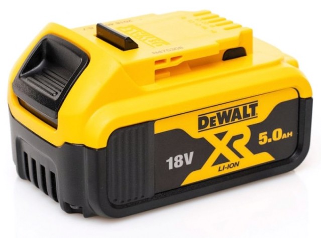 Аккумулятор DeWALT 18V XR 5.0 Ач Li-Ion (DCB184-XJ) (без упак.) Аккумулятор DeWALT 18V XR 5.0 Ач Li-Ion (DCB184-XJ) (без упак.)